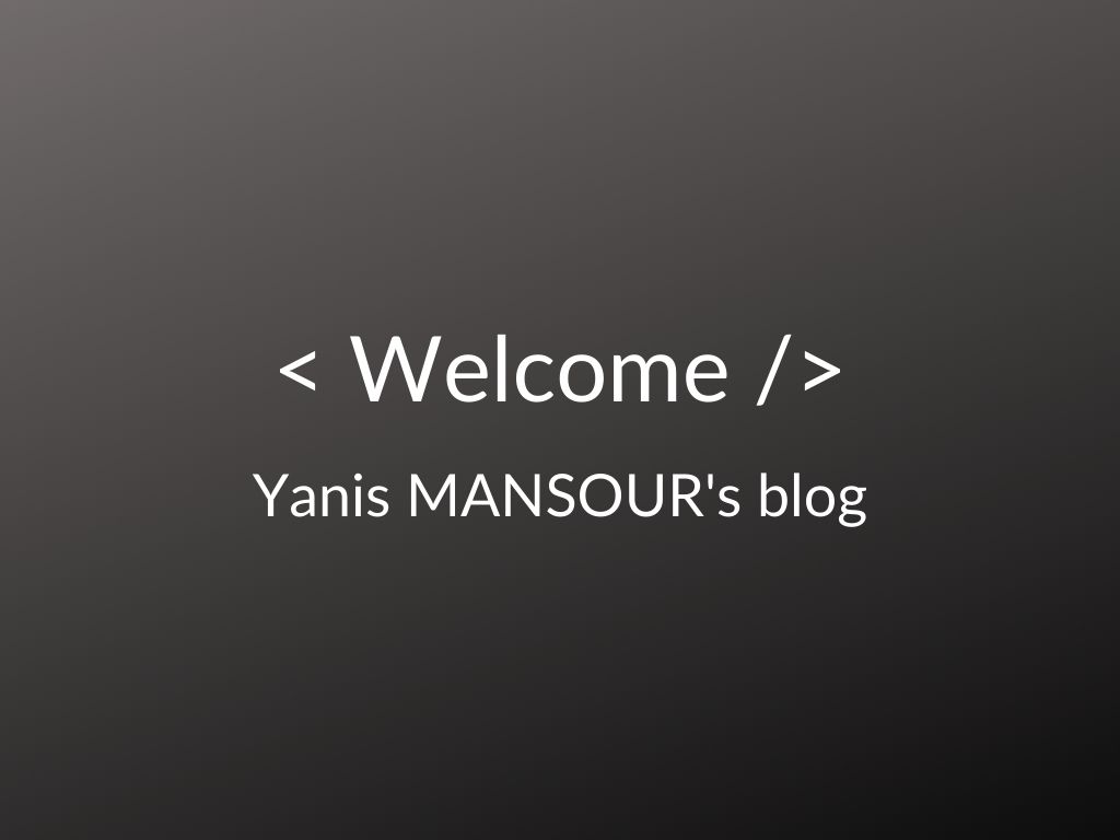 Welcome